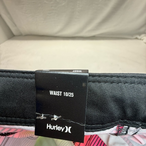 NWT Hurley Boys Board Swim Shorts - Pink, Yellow, Blue - Picture 4 of 9